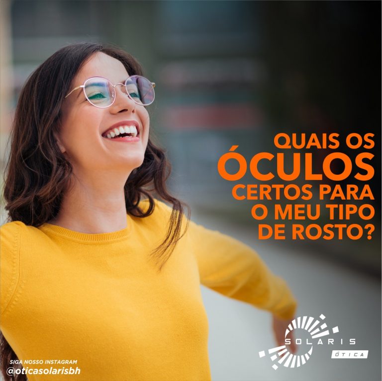 Quais os óculos certos para o meu tipo de rosto?