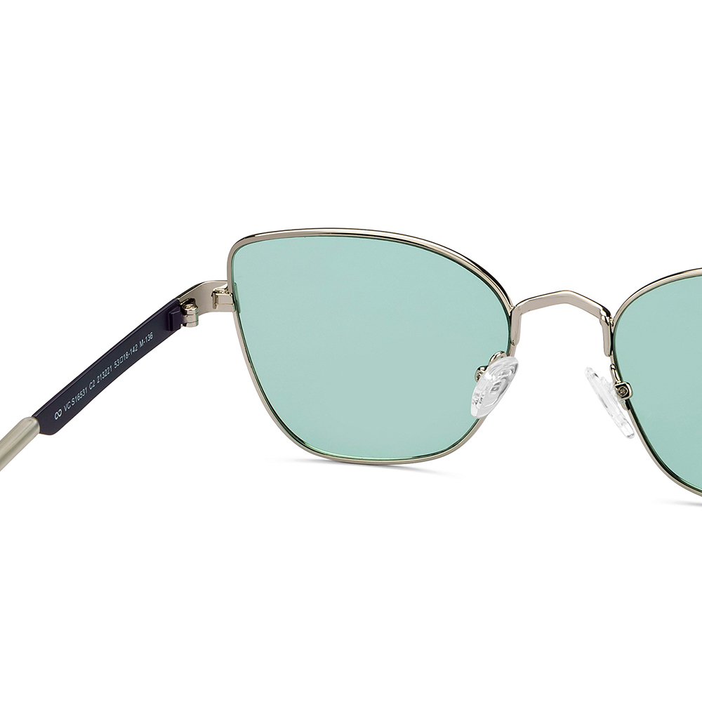 Wayfarer Full Frame Silver Sunglasses - Imagem 4