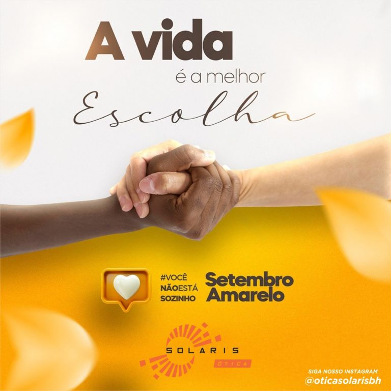 Setembro Amarelo.