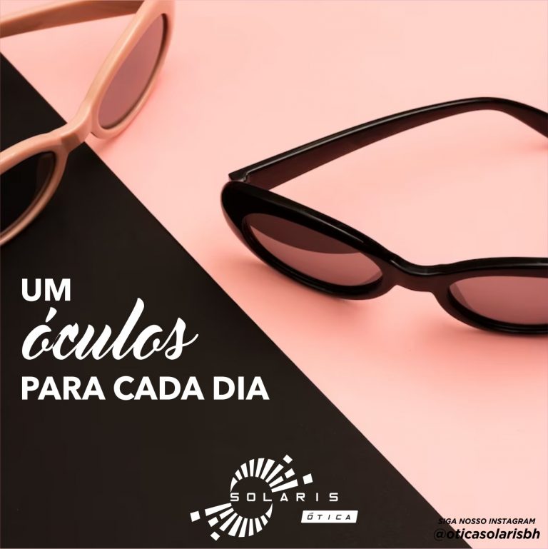 Um óculos para cada dia.